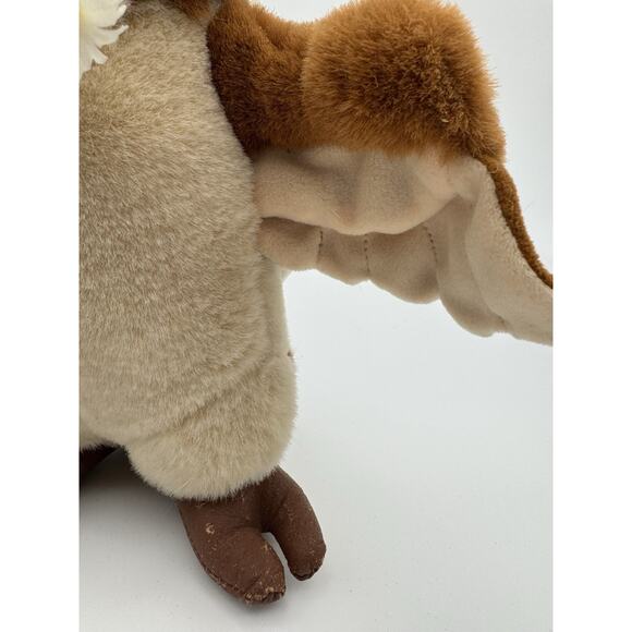 VTG 1990 Disney Store Winnie The Pooh Owl Plush Toy Stuffed Animal 11” Flowers - Picture 4 of 9